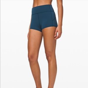 In Movement Short in Night Diver Blue